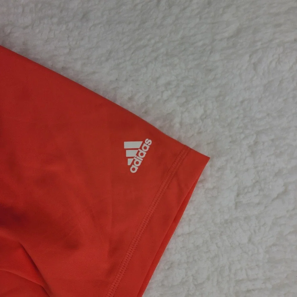 Adidas Polo Shirt Mens Medium Light Red Performance Golf‎ Pure Motion